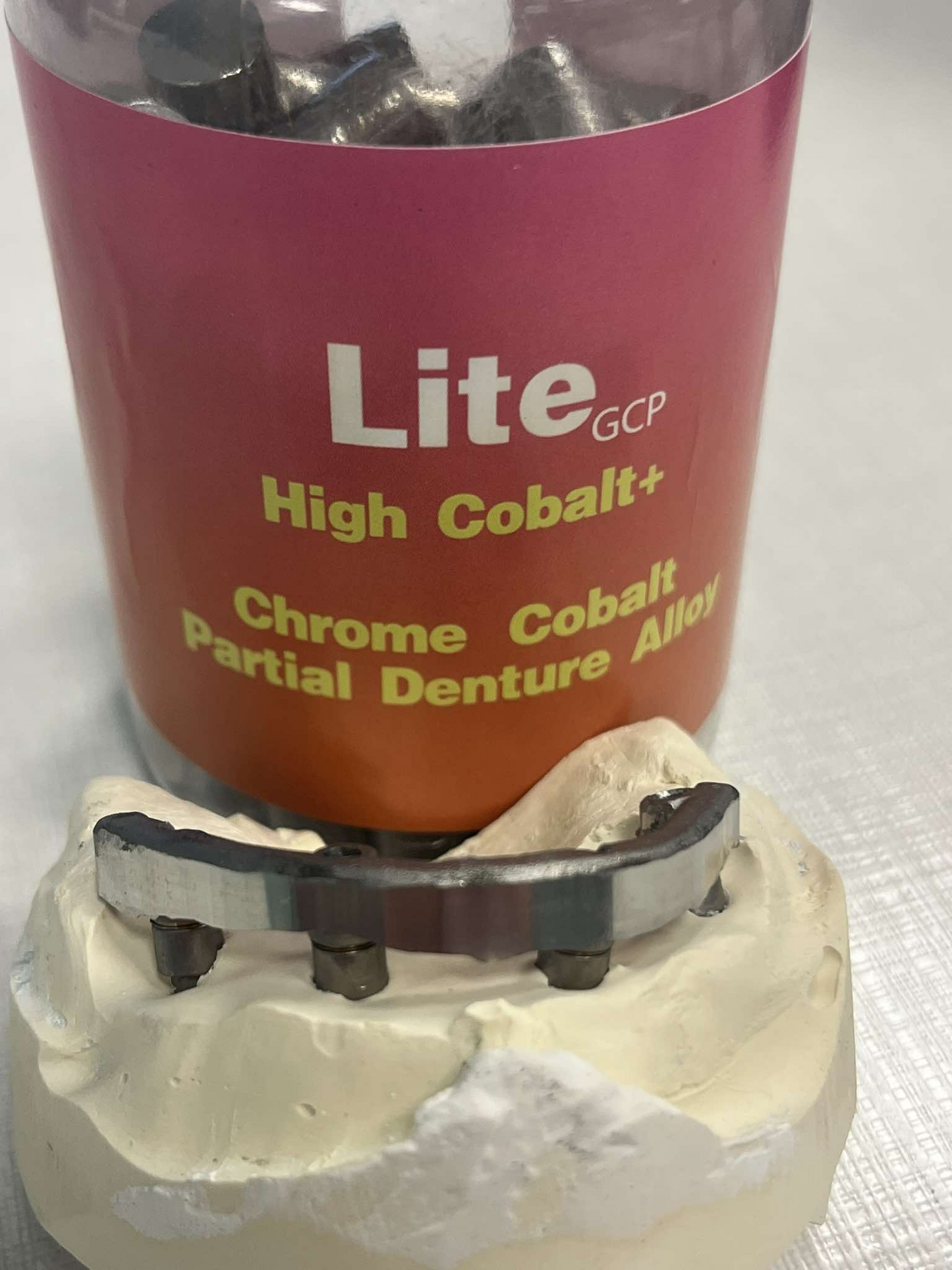 Lite GCP High Cobalt Chromium Alloys Removable Partial Framework Denture Dental Alloy (columnar)