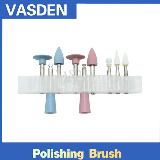 One Set Light Curing Resin Polishing Grinding Head Silicone Polisher Dentistry Material Dental Tooltary Tool