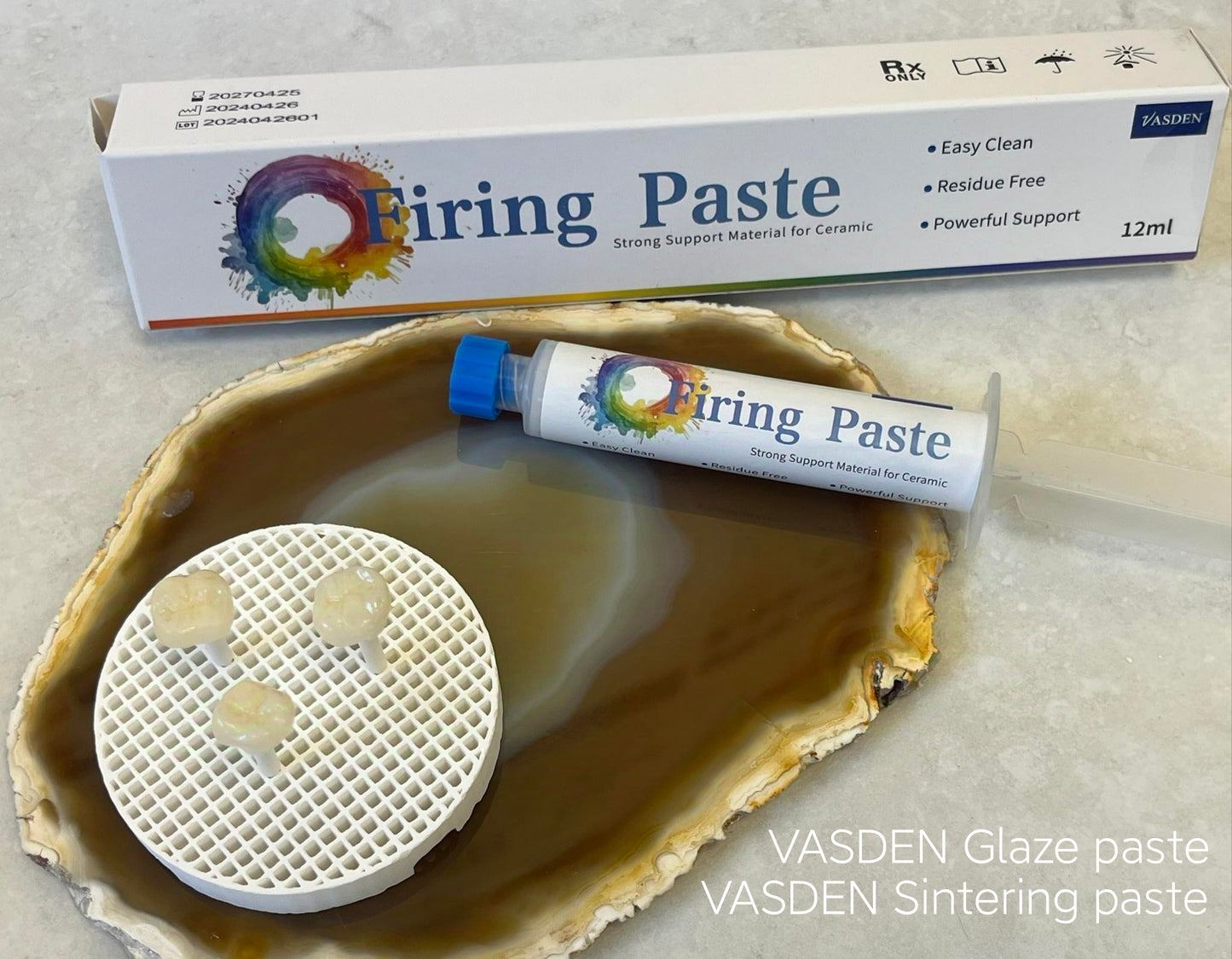 Vasden Firing Paste Dental Restorations Sintered Retention Materials 10ML/PCS Sintering Paste