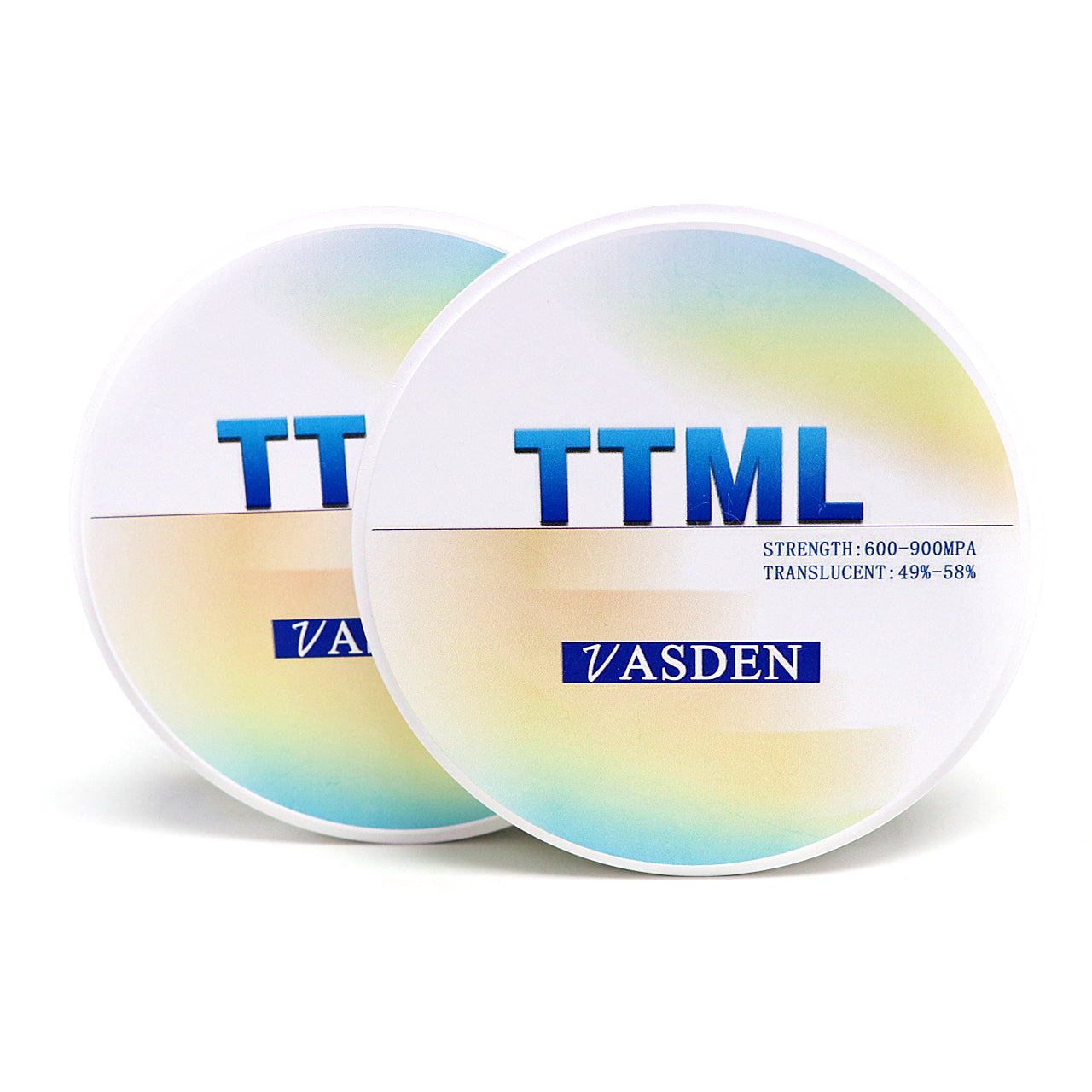 Vasden TT-ML Super high translucent zirconium block aesthetic veneer dental lab multilayer color zircon