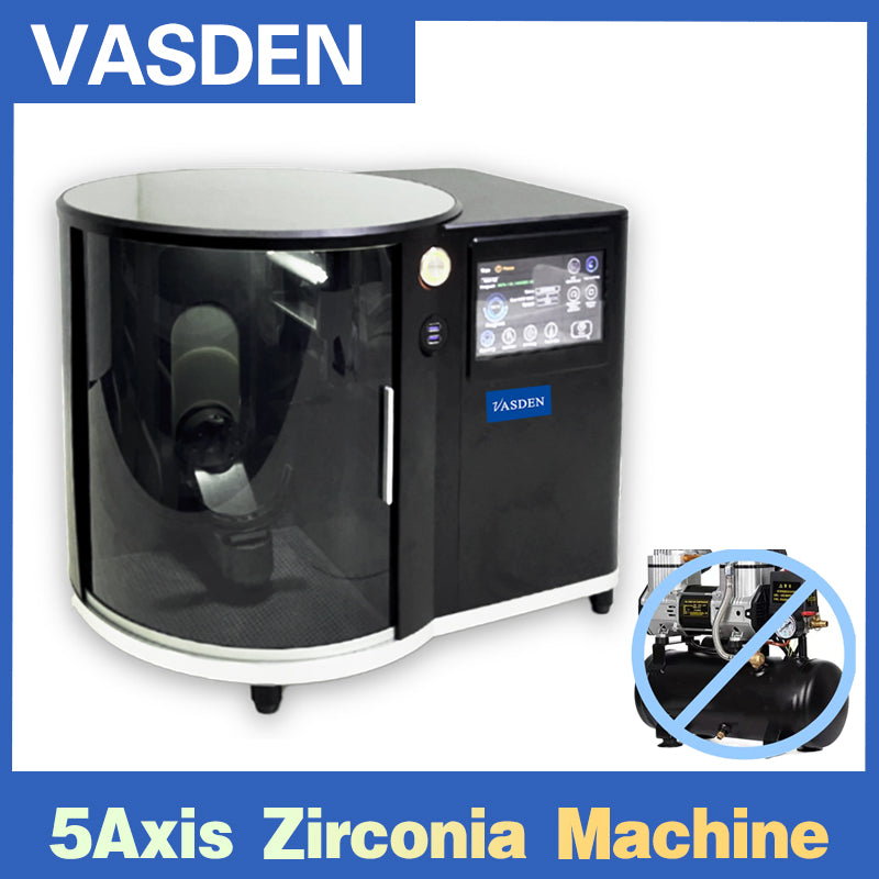 VAS-100D 5-Axis Zirconia Milling Machine Dry and Wet Ues Dental Equipment No Air Pump Required