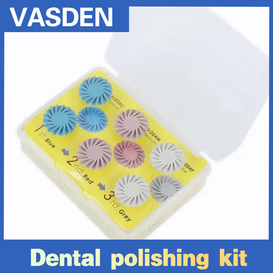 Dental Polishing kit RA Composite Ceramic Zirconia Polisher kit Wheel With diamond sand Resin