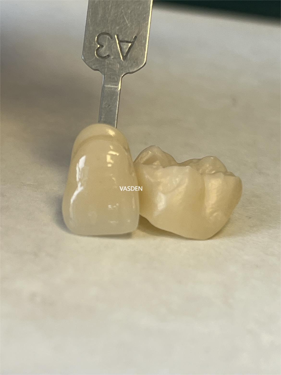 Vasden 3D Plus UT Ultra Translucent Multilayer Zirconia Block 98mm Crown Bridge Dental Crown