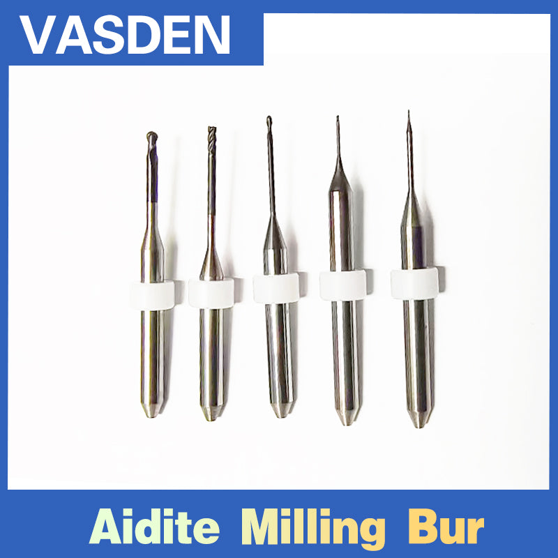 Aidite Mechine DLC PMMA Diamond Coating Milling Burs For CAD CAM